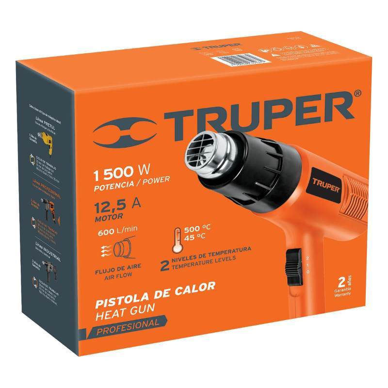 Pistola de Calor 1600W 300-500g Wolfox WF1409