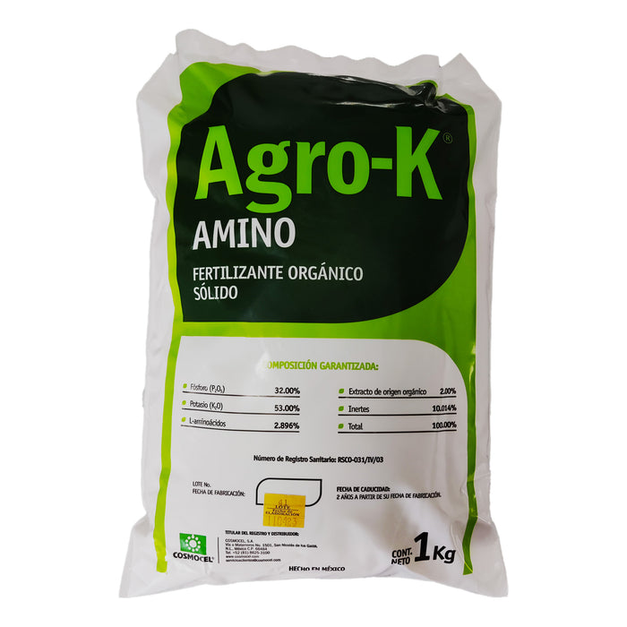 AGRO-K  Nutriente  Fertilizante foliar Cosmocel 1k
