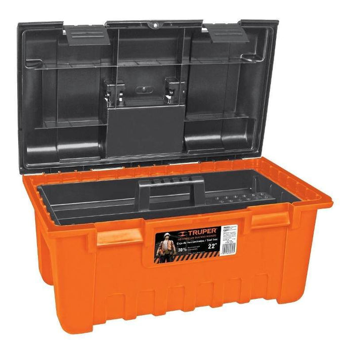 Caja Herramienta Plast 22'' Naranja Truper CHA-22N (19780)
