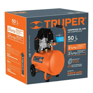 Compresor Horizontal 50 Lt, 3.5 Hp, Truper Comp-50lt (15007) - Avotools