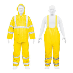 Conjunto Impermeable C/reflejante Amarillo Truper TRA-REF-S (18415) - Avotools