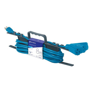 Extension Triple Aterrizada 8 Mt T. Abanico, Volteck ERA3-8X16 (48063) - Avotools