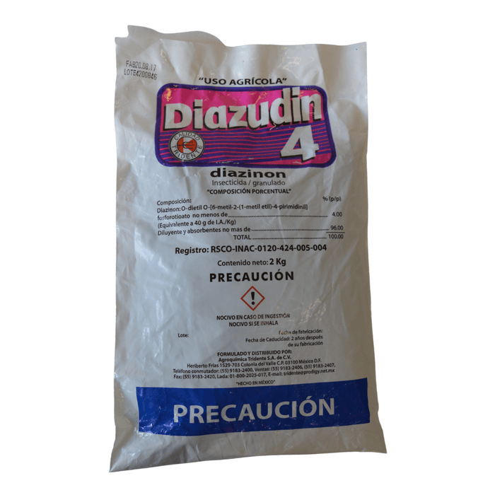 Insecticida agricola granulado Diazudin Tridente 2 kgs