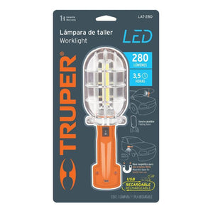 Lampara De Taller Recargable, 280 Lm, Truper LAT-280 (15143) - Avotools