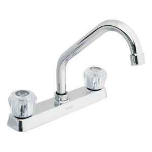 Mezcladora Fregadero 8'' Corto, Acrilico, Basic, Foset F-317A (49286) - Avotools