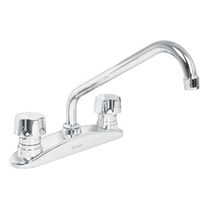 Mezcladora Fregadero Metalica, B. Curva, Aqua, Foset AQF-86 (44480) - Avotools