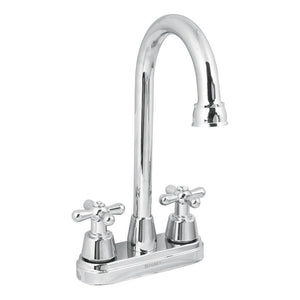 Mezcladora Lavabo, Tipo Bar, Acero Inox, Aqua, Foset AQM-61 (49690) - Avotools