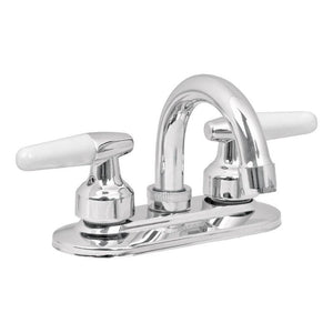 Mezcladora Para Lavabo, Cuello Curvo, Basic, Foset M-050I (49204) - Avotools