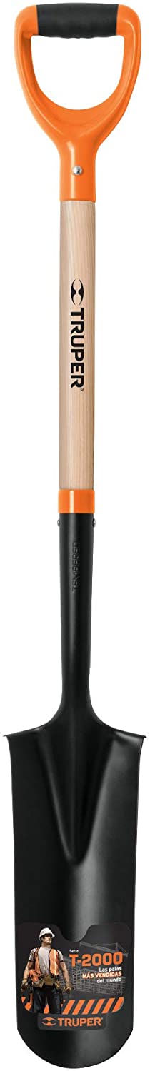 Pala espadón puño confort grip recto Truper PEP-P (17163)