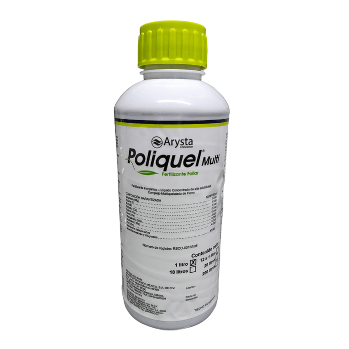 Poliquel Multi Fertilizante  Arysta LifeScience 1L