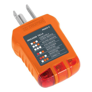 Probador De Tomacorriente (voltaje) Truper PROCO-C (17241) - Avotools