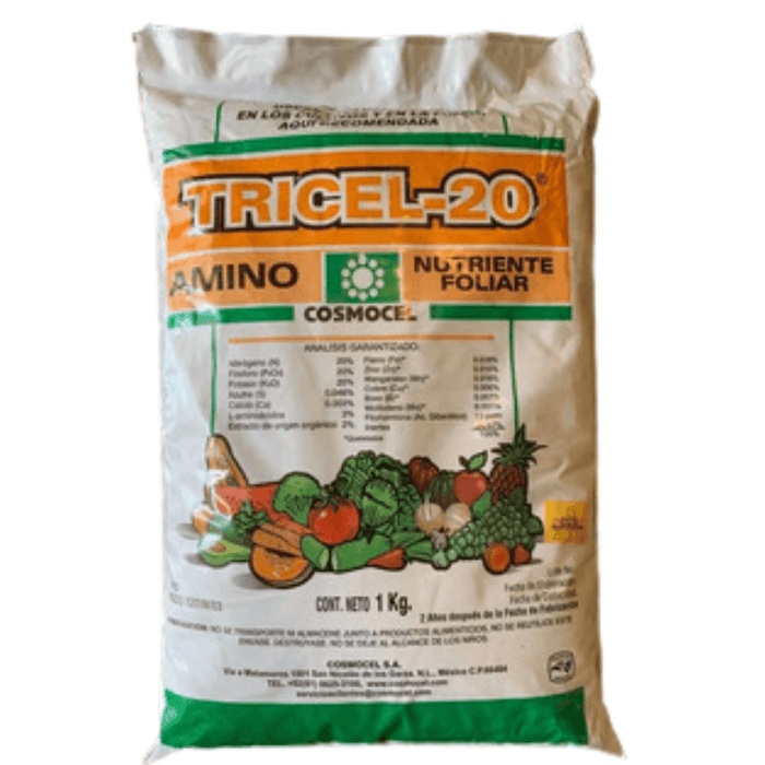 Tricel 20 Nutriente Cosmicel Fertilizante 1k